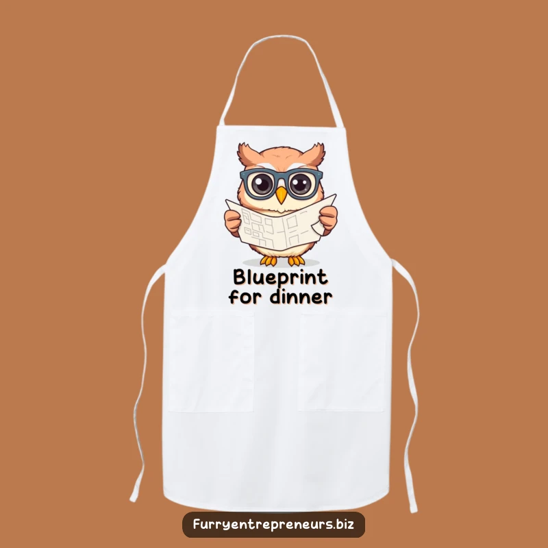 Funny Owl Apron - Creative Designer Cooking Up Genius Ideas