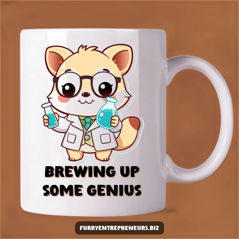 Funny Scientist Animal Mug: Brilliant Brews, Perfect Funny Gift for Nerds!