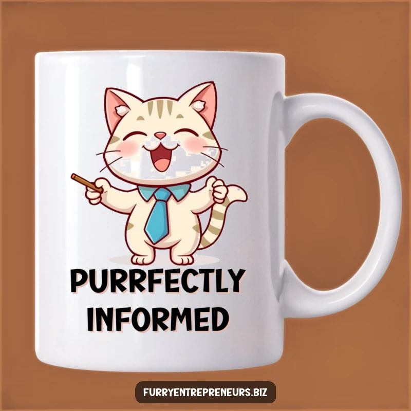 Funny Cat Professor Mug: A Purrfectly Educational Gift for Cat Lovers