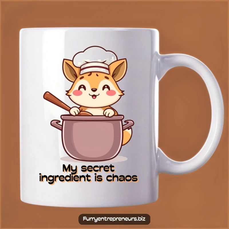 Funny Chef Animal Mug: Whimsical Culinary Creation, Perfect Funny Gift for Foodies!