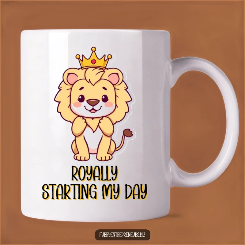 Funny Lion King of Applause Mug: A Regal and Hilarious Gift!