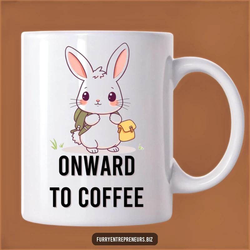 Funny Rabbit Explorer Mug - Cute Adventure Gift for Kids