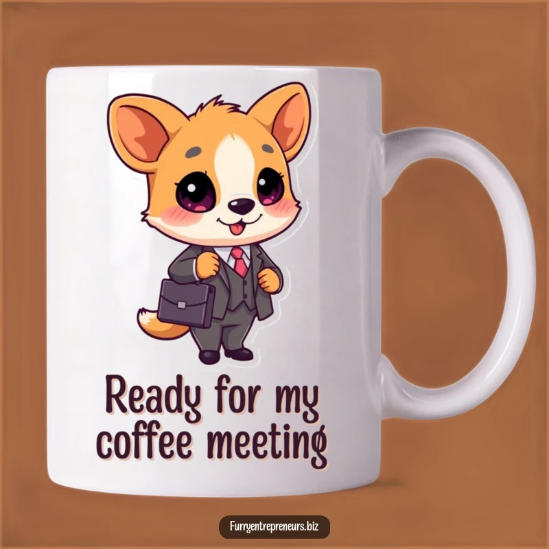 Funny Business Animal Mug: Professional Charm, A Smart Funny Gift