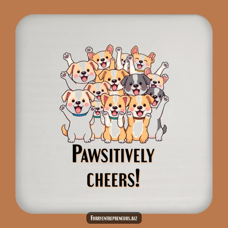 Funny Kawaii Dog Coasters: Protect Surfaces with Cheerful Pups