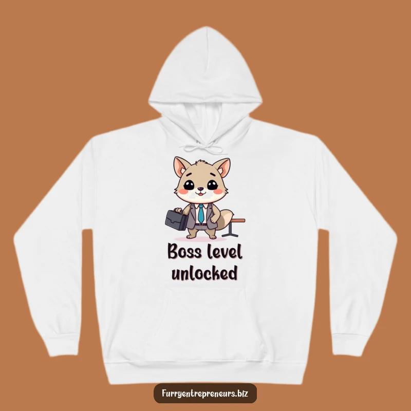 Funny Animal Business Meeting Hoodie: Cozy, hilarious executive animal hoodie, perfect funny gift.