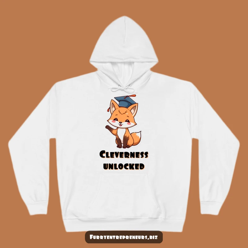 Funny Fox Graduation Hoodie: Cozy Celebration & Achievement Gift