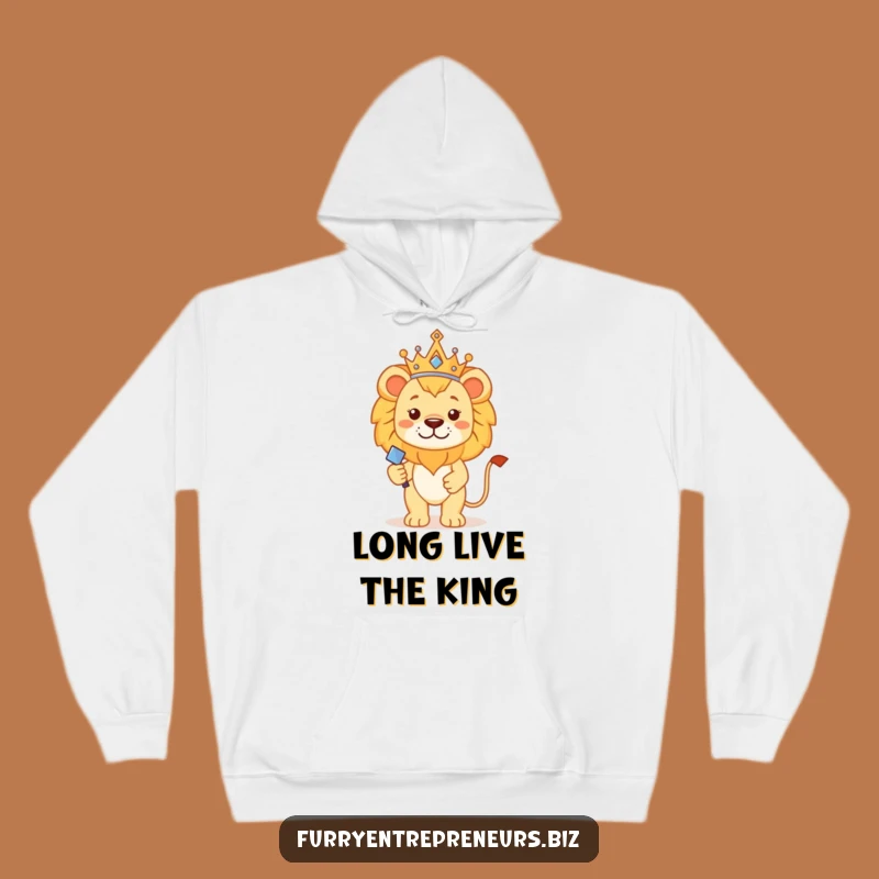Funny Lion King Hoodie - Cozy Royal Beast Apparel Gift