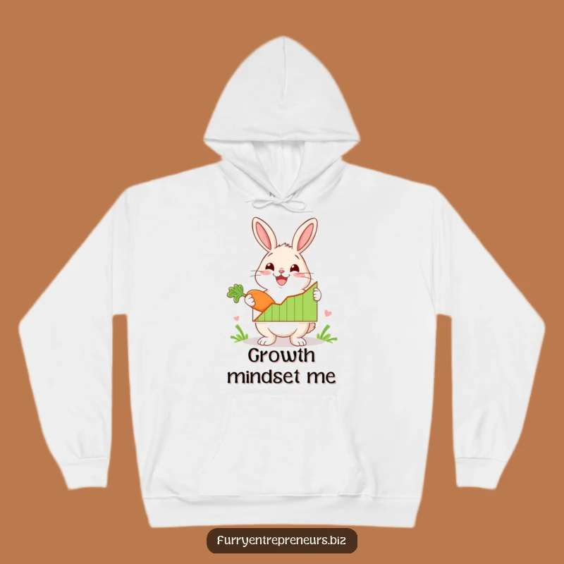 Cozy Funny Rabbit Graph Hoodie: Warmth for Analysts & Carrot Lovers, Perfect Funny Gift