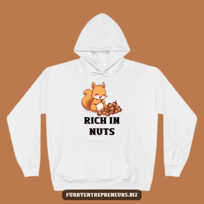 Cozy Funny Squirrel Acorn Hoodie: Warmth for the Hoarders, Perfect Funny Gift
