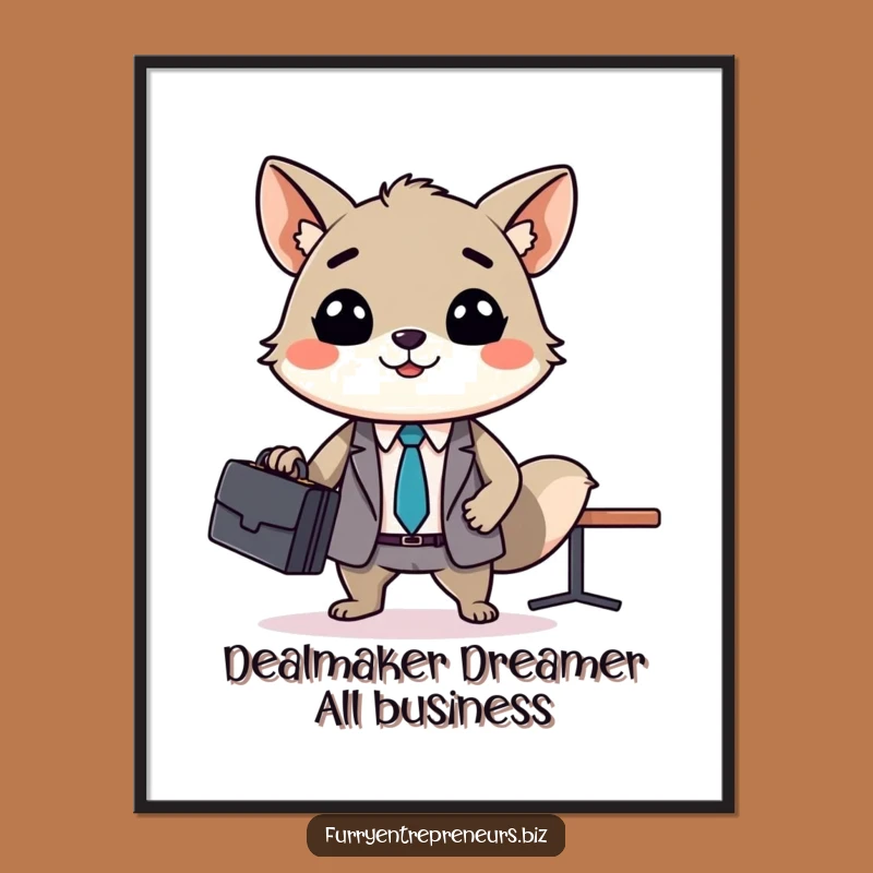Funny Free Printable Wall Art: Business Animal Meeting Motivation - Downloadable Art Gift