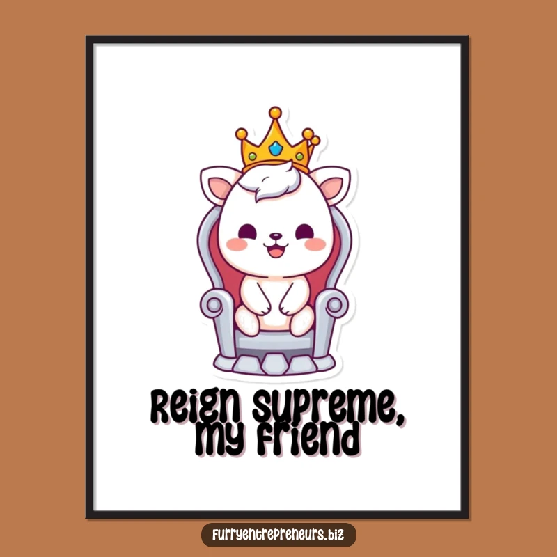 Free Printable Royal Animal Wall Art: Funny Downloadable Decor for a Majestic Home