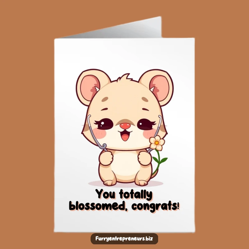 Free Printable Healer Animal Congrats Card: Funny Downloadable Gift for Good News