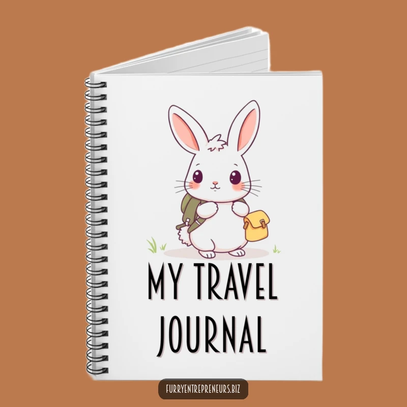 Funny Rabbit Explorer Notebook - Adorable Adventure Journal