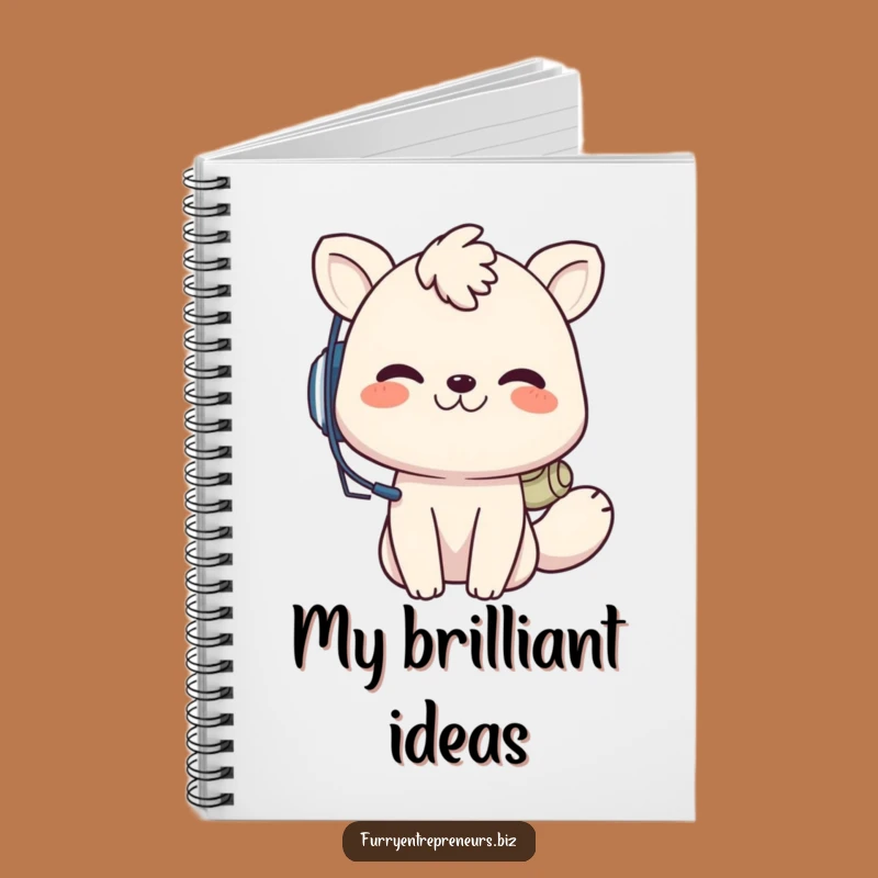 Funny Animal Call Center Notebook: Grinning headset journal, perfect funny gift.