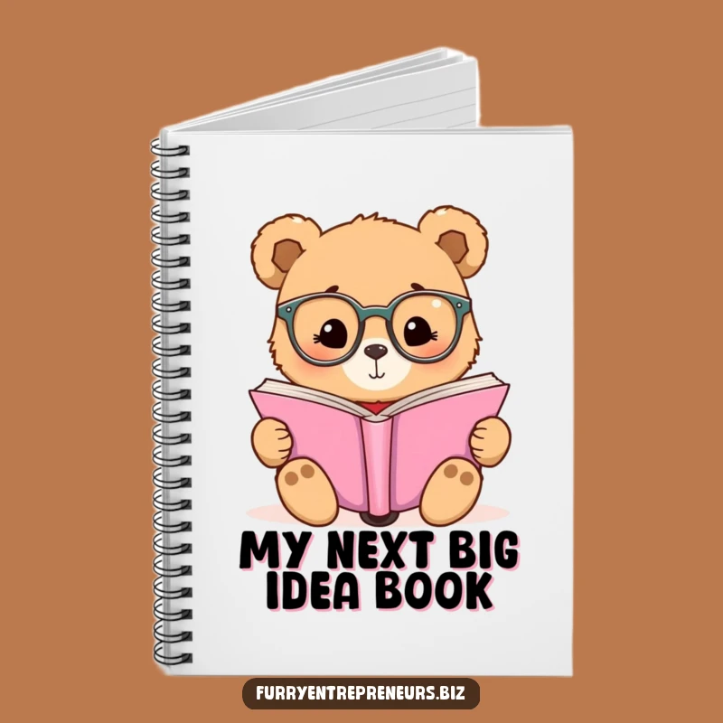 Funny Bear Reading Glasses Notebook - Journal Your Thoughts Hilariously