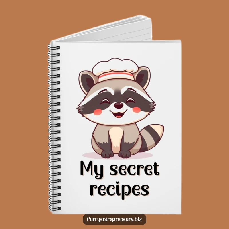 Funny Chef Raccoon Notebook: Write Hilariously with Culinary Inspiration
