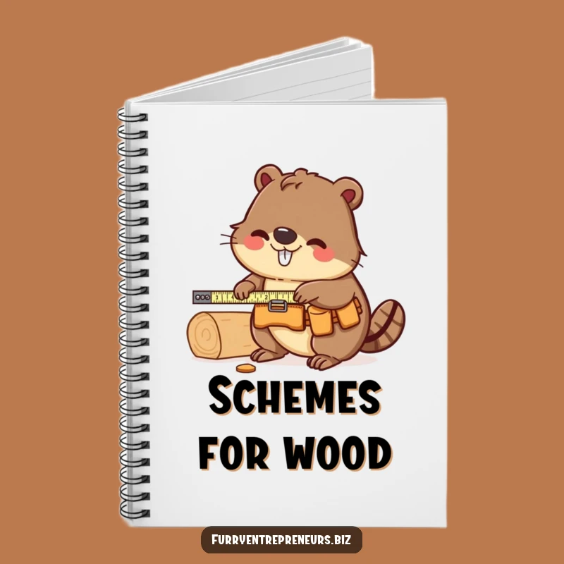 Funny Beaver Carpenter Notebook: Plan Your Projects With This Dedicated Woodworker, Perfect Funny Gift!