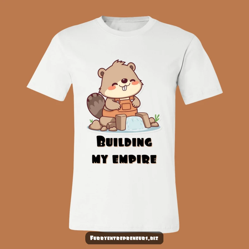 Funny Beaver Builder Dam T-Shirt - Hilarious Construction Worker Tee