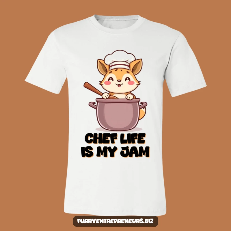Funny Chef Animal T-Shirt: Happy Culinary Creature, A Hilarious Gift for Cooks!