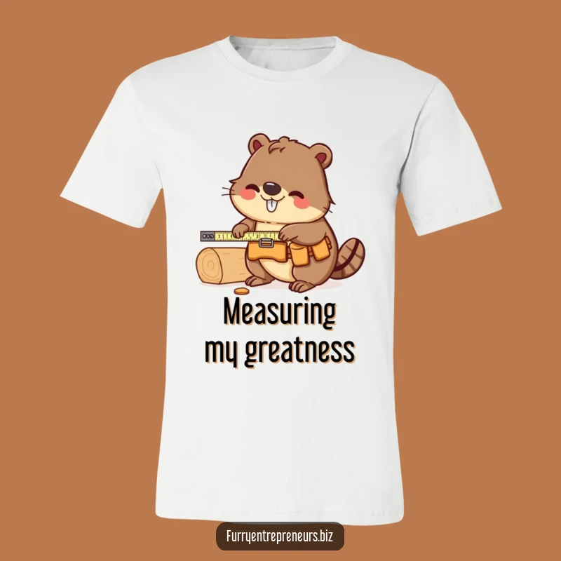 Funny Beaver Carpenter T-Shirt: Wear This Dedicated Woodworker, Great Funny Gift!