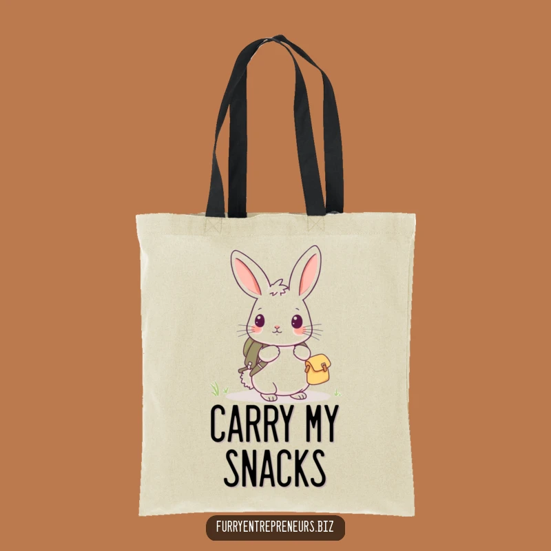 Funny Rabbit Explorer Tote Bag - Cute Backpack Carry-All