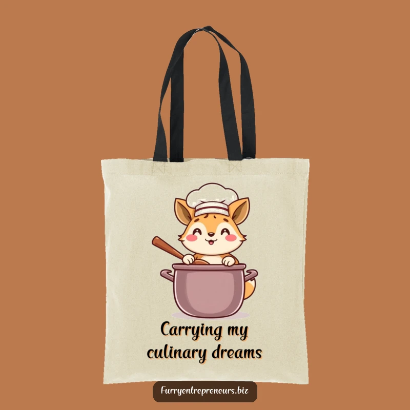 Funny Chef Animal Tote Bag: Carry Your Laughs, Perfect Funny Gift for Chefs!