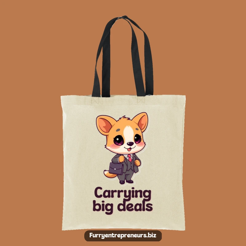 Funny Business Animal Tote Bag: Carry Your Ambition, A Chic Funny Gift